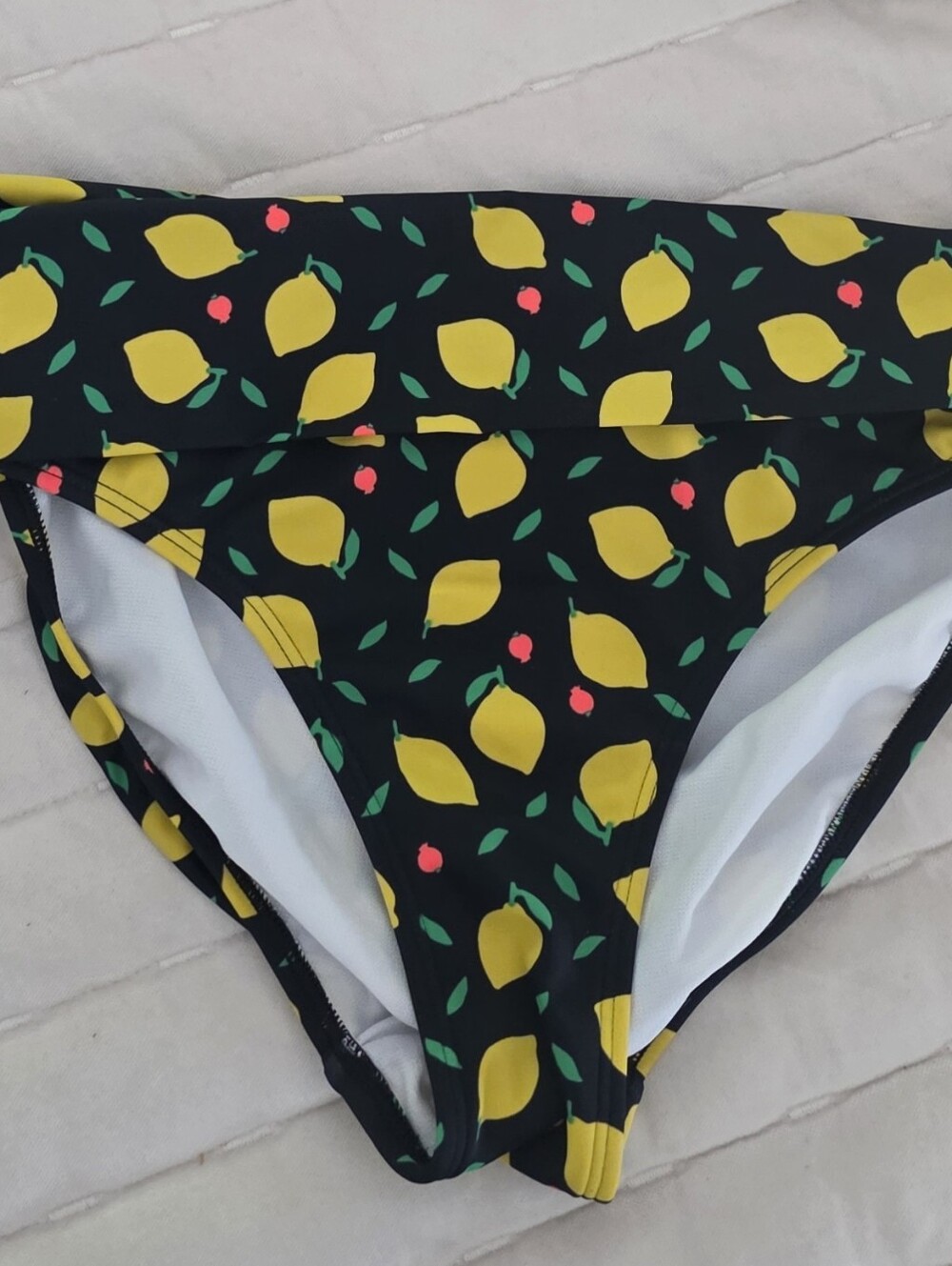 Boden Lemon Bikini Foldover Bottom Size 6